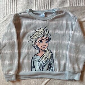 Elsa Graphic Light Blue Kids Sweatshirt (5)